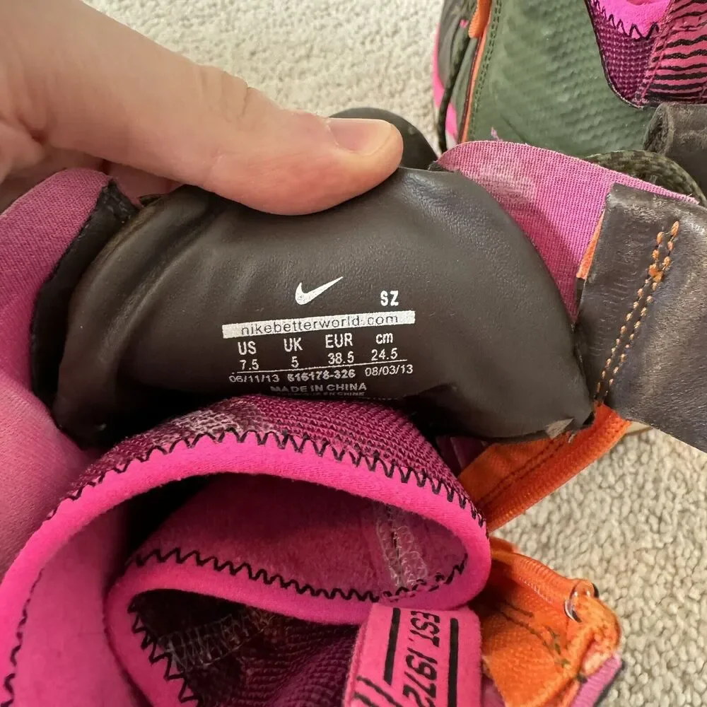 Nike Lunarterra Arktos H2O Repel Lunarlon Boots Women Sz. 7.5 RARE 616178-326